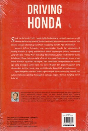 Driving Honda belakang