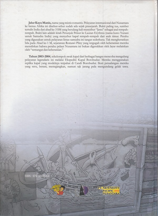 Ekspedisi Kapal Borobudur Jalur Kayu Manis belakang